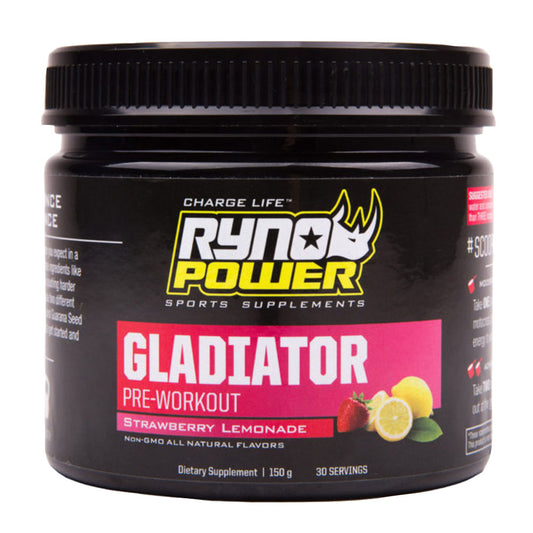 Ryno Power Gladiator Pre-Workout - Strawberry Lemonade